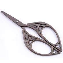 10 шт. горячий Титан 4 дюймов ретро ручная вышивка ножницы для стрижки волос мини подарок Парикмахерские ножницы