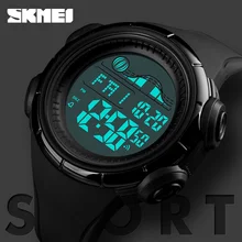SKMEI LED электронные спортивные часы моды мужские часы лучший бренд класса люкс спортивные часы каучуковый ремешок водонепроницаемые электронные часы мужские