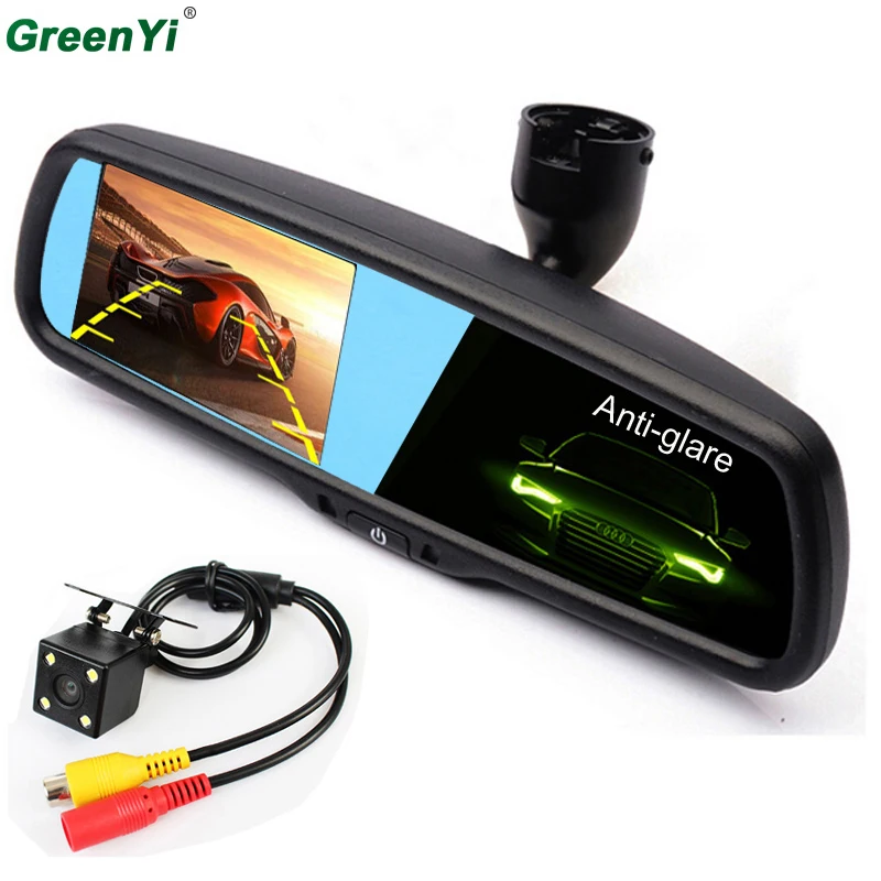 Latest 4.3 inch TFT LCD Auto Dimming Interior Mirror Monitor With