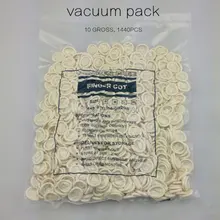 Латексные напальчники 1440 в вакуумной упаковке натуральный белый стандартная упаковка количество