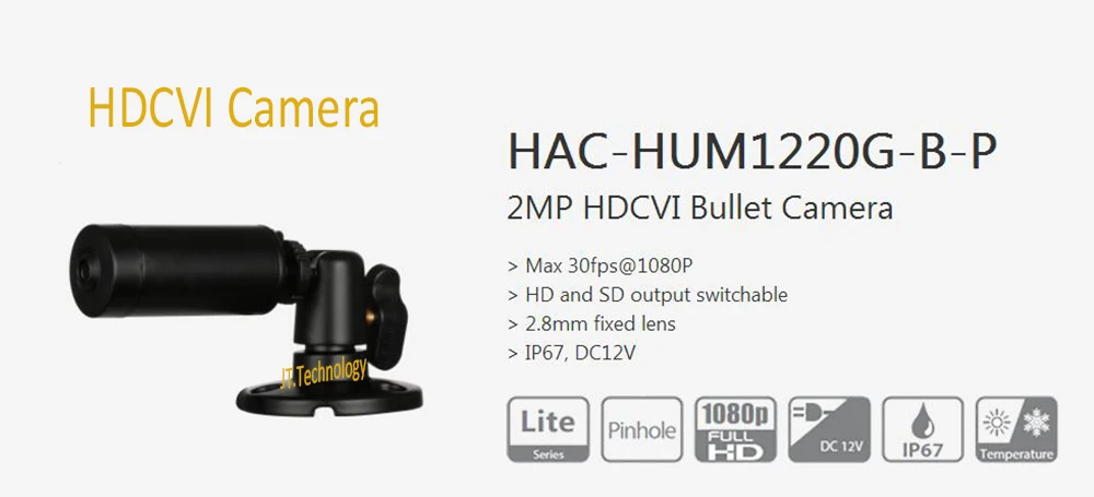 

Free Shipping DAHUA Original English 1080P Security Camera Waterproof CCTV 2MP HDCVI Bullet Camera without Logo HAC-HUM1220G-B-P