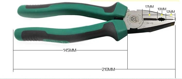 LAOA 8 дюймов Cr-Ni стальной кусачки для кабеля Плоскогубцы комбинированные плоскогубцы обжимные инструменты для электрика