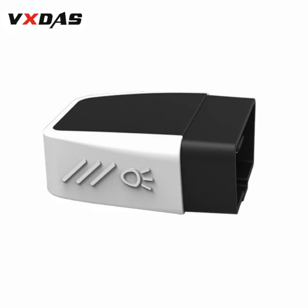 VXDAS ELM327 OBD2 Scanner Bluetooth 4.0 Mini Auto Diagnostic Tool Car Fault Detector Code Reader With LED Flashlight For Android