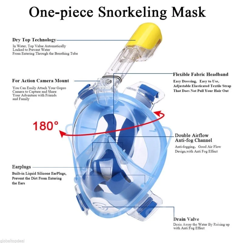 Подводная противотуманная Дайвинг маска полный уход за кожей лица подводное плавание Взрослых Универсальный одежда заплыва океан