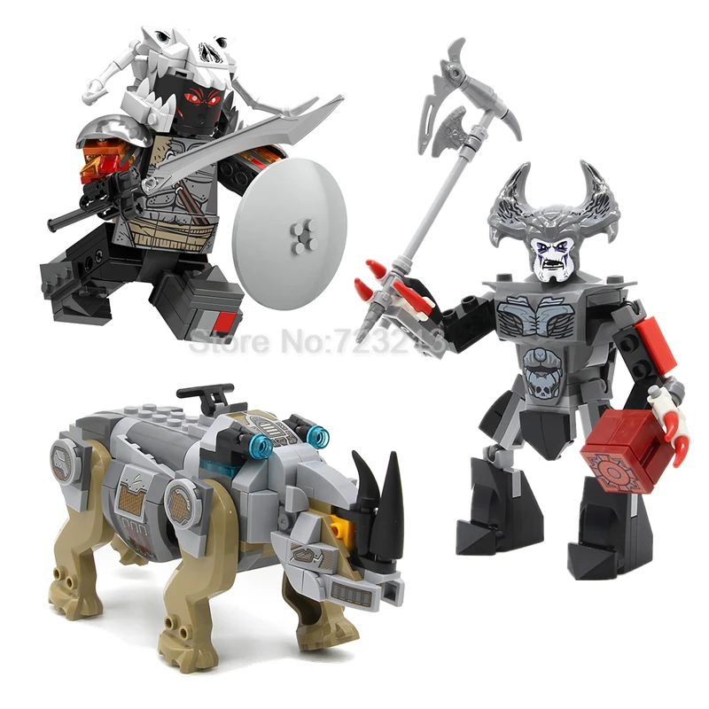 

Super Hero Single Sale Marvel Figure Set Rhino Stepenwolf Ares Compatible Legoingly Building Blocks Sets Models Bricks Toys