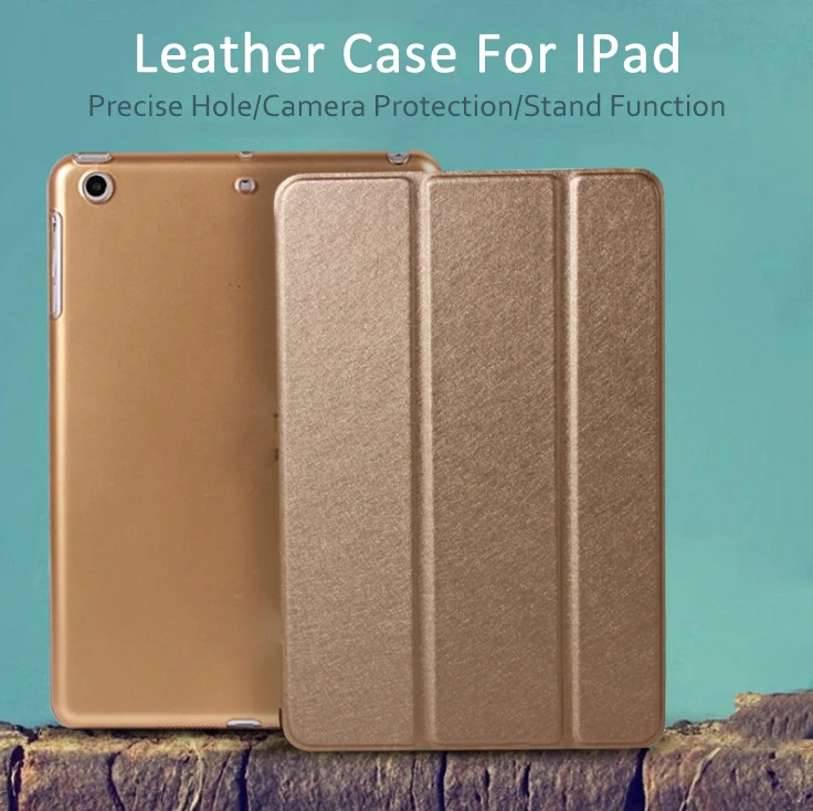 Чехол для iPad 2/3/4/2017/2018 mini 1/2/3/ 4 Pro 9 7/10 5 цвет кожаный чехол Trifold Авто Услуга сна|Чехлы