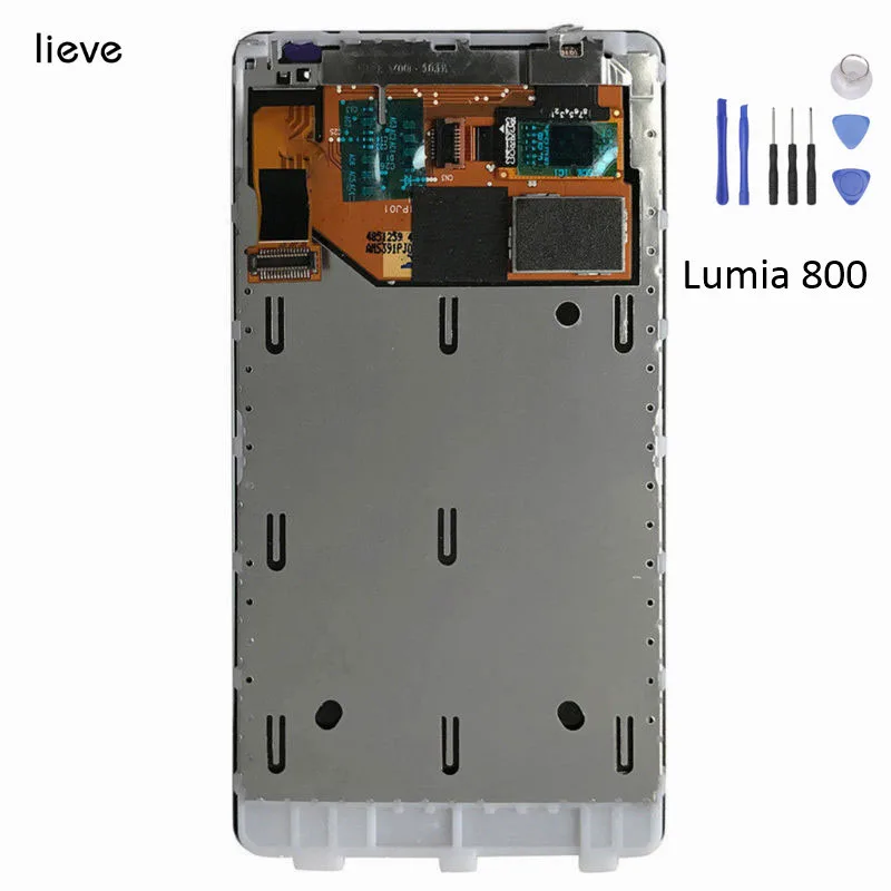 

LCD Display Touch Screen Digitizer Assembly For Nokia Lumia 800 With Frame