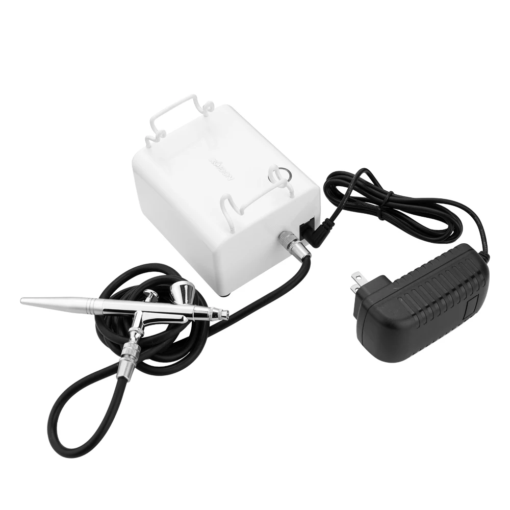 

Mini Airbrush Makeup Set Dual Action Airbrush Set Spray Pump Pen Set Air Compressor Kit for Art Painting Craft Cake Spray Model