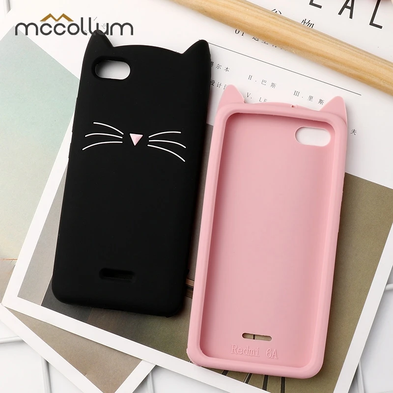 

Case For Xiaomi Redmi Note 7 3D Cute Cartoon Cat Ear Cases For Xiaomi Redmi 6 Pro 5 4X 4 3 4A 5A S2 6A Mi 8 9 SE A2 Lite Cover