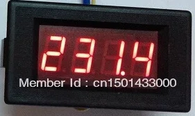 

4 digital LED Precision AC voltage meter panel for Function test fixture