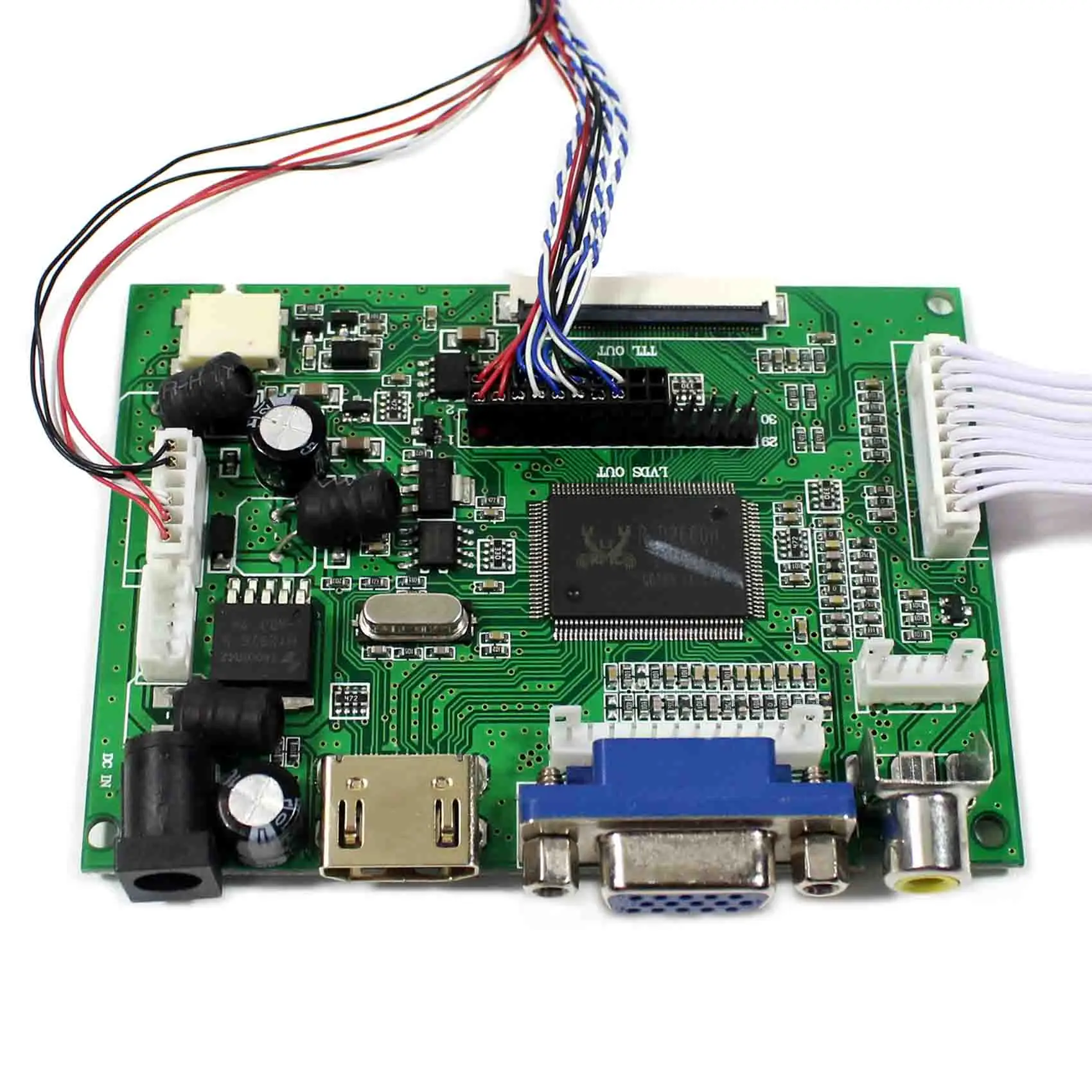  HDMI+VGA+2AV LCD Controller Board Work For 7inch 1280x800 N070ICG-LD1 40Pin LCD Screen
