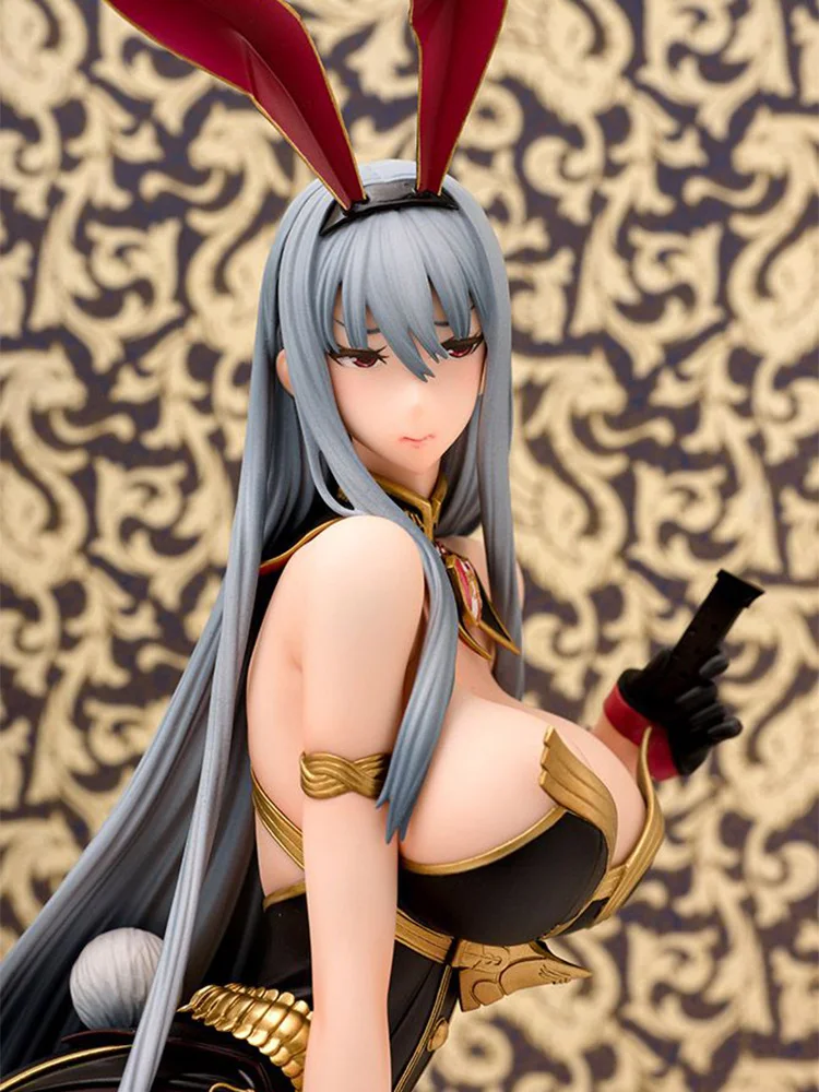 Ques Q valkyris Chronicles Selvaria Bles Bunny Ver. ПВХ фигурка Аниме Сексуальная девушка фигурка модель игрушки коллекция кукла подарок