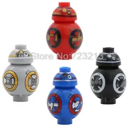 4 шт./лот Space Wars BB8 BB-8 рисунок 2,5 см куклы Строительные блоки Устанавливает модели Кирпичи игрушки для детей