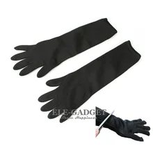 1 пара черных порезных перчаток длинные рабочие защитные перчатки для мясника садовника защита рук