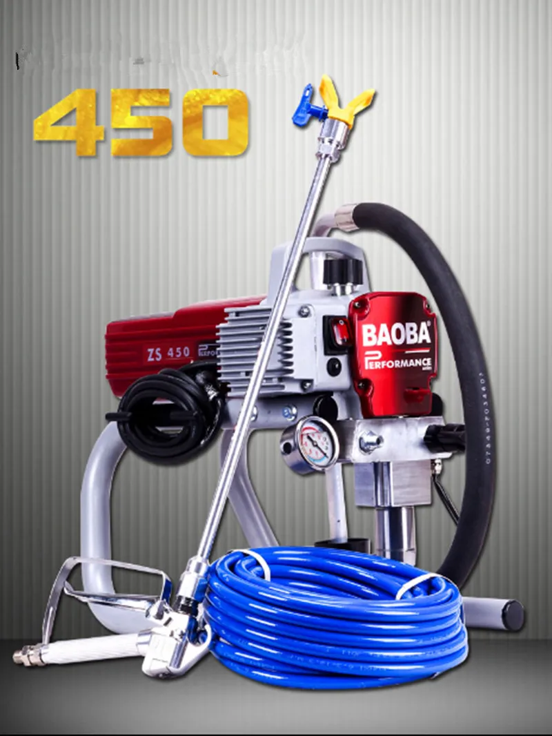 NEW High-pressure New airless spraying machine Professional Airless Spray Gun Airless Paint Sprayer 450 painting machine tool