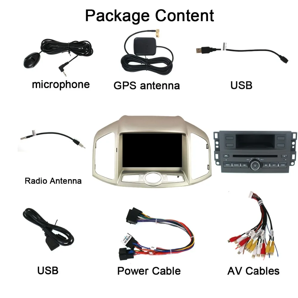 Cheap Aotsr Android 8.1 GPS navigation Car DVD Player For CHEVROLET CAPTIVA 2012+  multimedia 2 din radio recorder 4GB+32GB 2GB+16GB 5