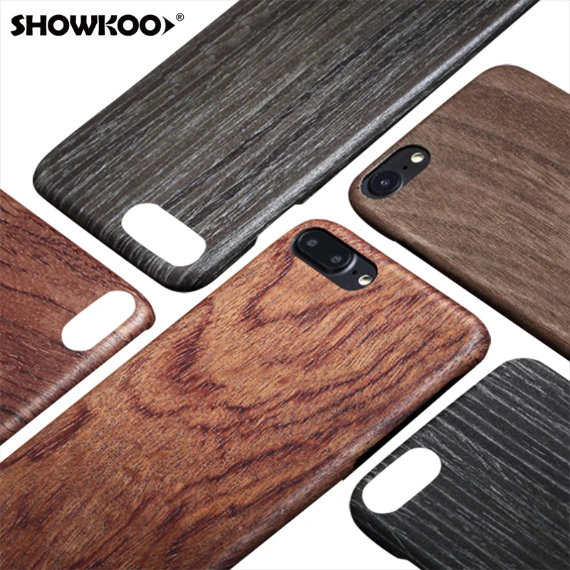 Showkoo высокое качество деревянный телефон чехол для iPhone 6 6s 7 8 X (10) плюс задняя