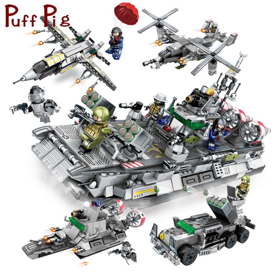 701PCS Military Building Blocks Set Toys For Children Gifts Cars Planes Helicopter Compatible Legoed ww2 Army Soldiers Weapons 701PCS Military Building Blocks Set Toys For Children Gifts Cars Planes Helicopter Compatible Legoed ww2 Army Soldiers Weapons