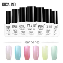 ROSALIND гель 1S жемчужная цветная серия Гель-лак для ногтей для наращивания ногтей УФ светодиодный гель-лаки Топ праймер Дизайн Маникюр дизайн ногтей