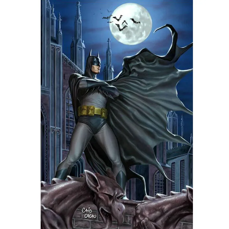 

YUMEART Needlework Crafts 5D Diamond Painting Cross Stitch Batman Diamond Embroidery Full Square Rhinestones Painting Wall Art