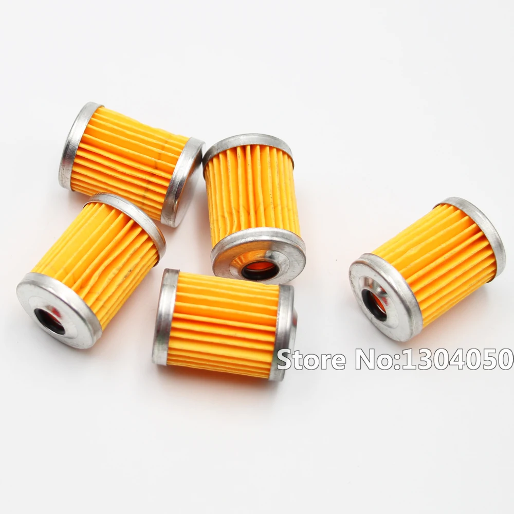 5 Pack Fuel Filter Element For Kawasaki Motorcycle Street Sport Bike