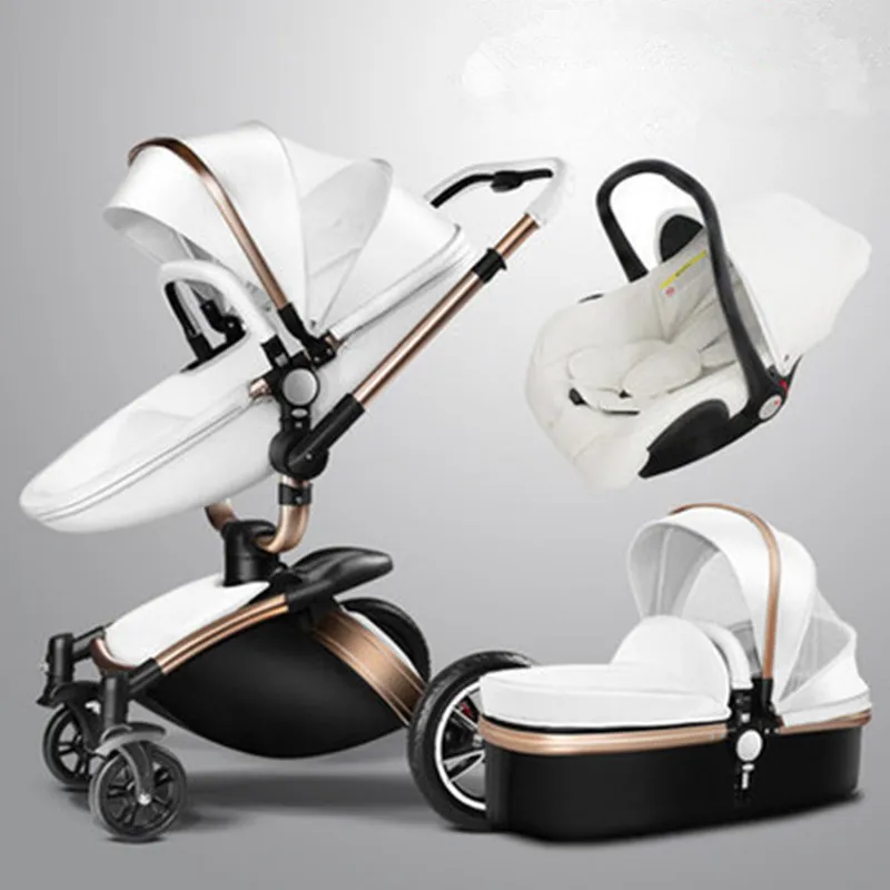 Baby stroller 3 in 1 eco-leather authentic aulon strollers widen the sleeping basket simple baby car seat Russia free shipping Baby stroller 3 in 1 eco-leather authentic aulon strollers widen the sleeping basket simple baby car seat Russia free shipping