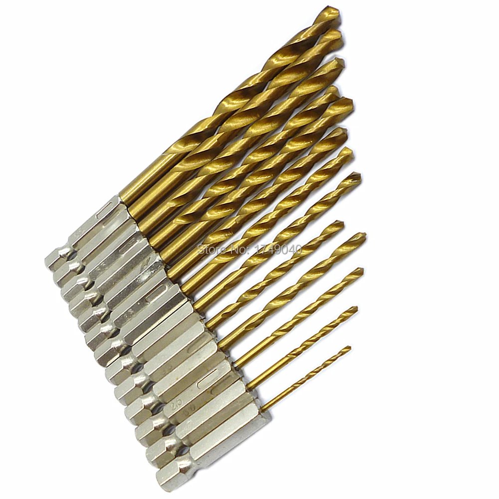 13 шт. набор сверл из быстрорежущей стали 1 5 6 мм|twist drill bit set|drill sethss titanium |