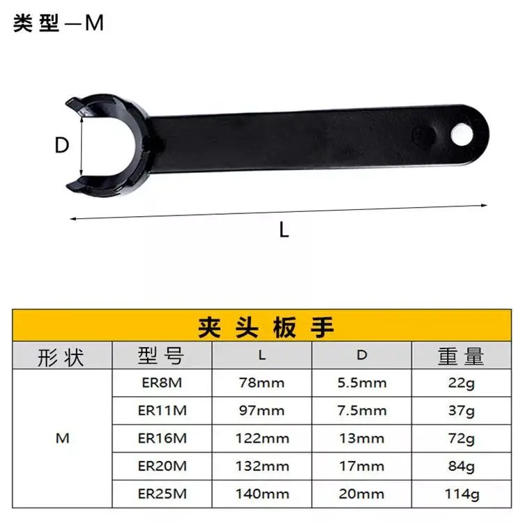 Патрон ER Тип UM гаечный ключ ER16 ER20 ER25 ER40 ER патрон для зажима ER гаечный ключ ER гайка фрезерный инструмент с ЧПУ токарный инструмент