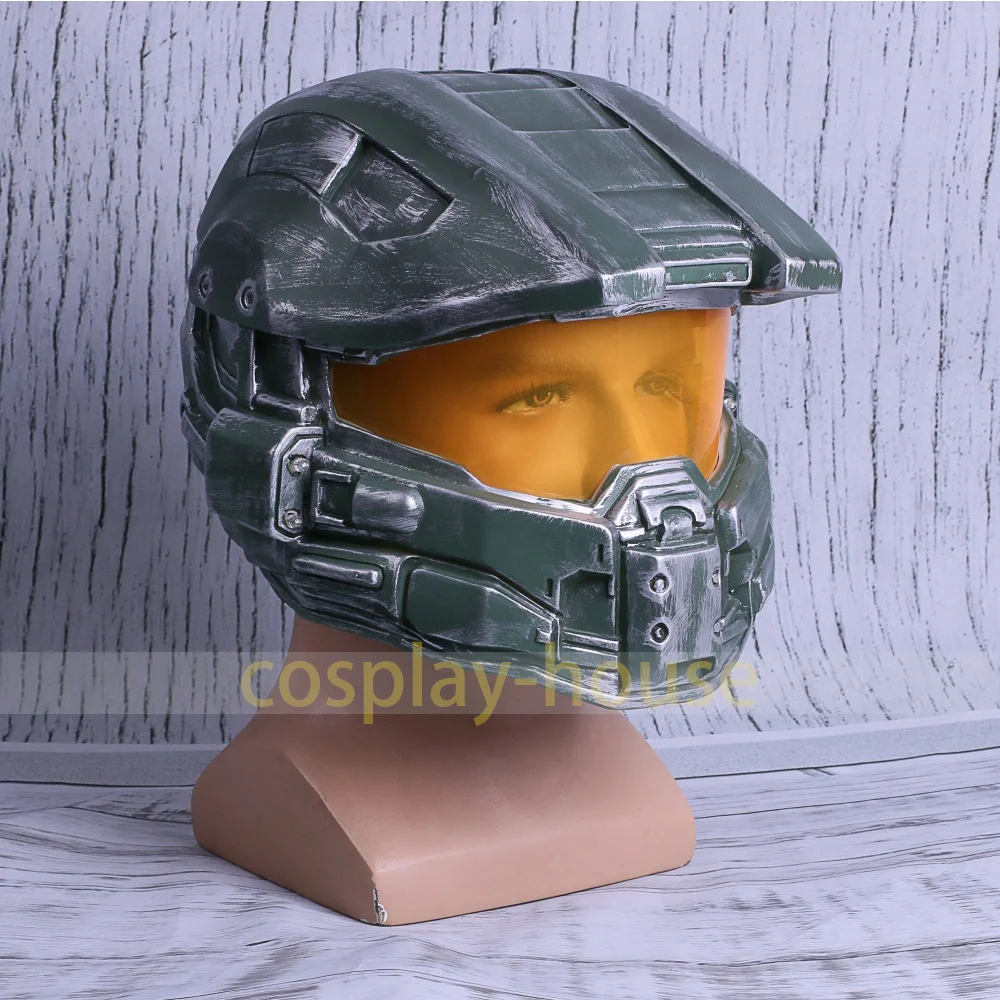 Halo 4 Helmet Prop Replica Cosplay Costume Full Head Mask PVC Equipment Master Chief Game Accessories (7)