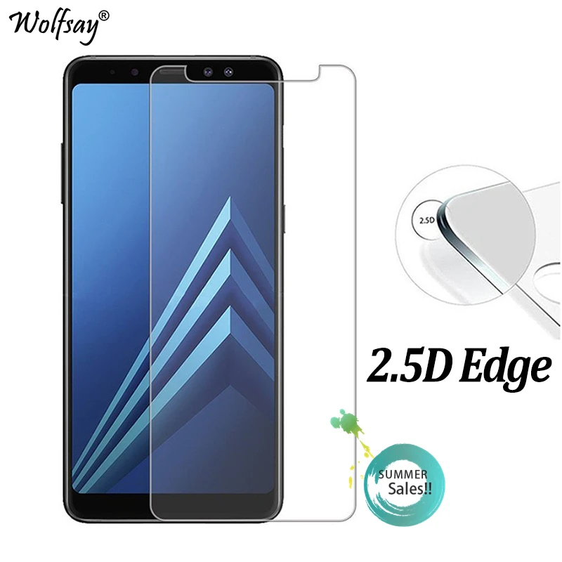 For Samsung Galaxy A8 2018 Glass Screen Protector Tempered Glass For