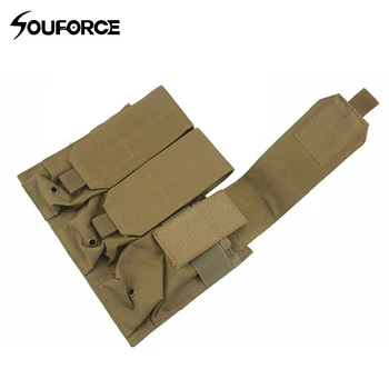 

Tactical Molle Triple Magazine Pouch Open Top Vest Accessory Bag Combat Gear Mag Holster for Hunting