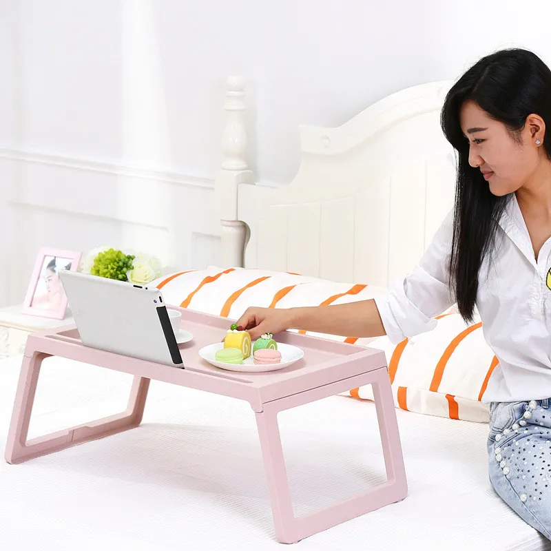 Adjustable Folding Aluminum Lazy Bed Sofa Laptop Notebook Stand Tray Desk Table