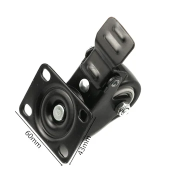 

4 Pcs/Set Industrial Wheels Swivel Furniture Cabinet Office Chair Casters Universal Brake Wheel TSH Shop