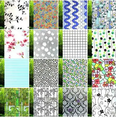 Наклейки для матирования оконного стекла самоклеющиеся полупрозрачные наклейки для ванной комнаты туалет, балкон для раздвижной двери спальной наклейки