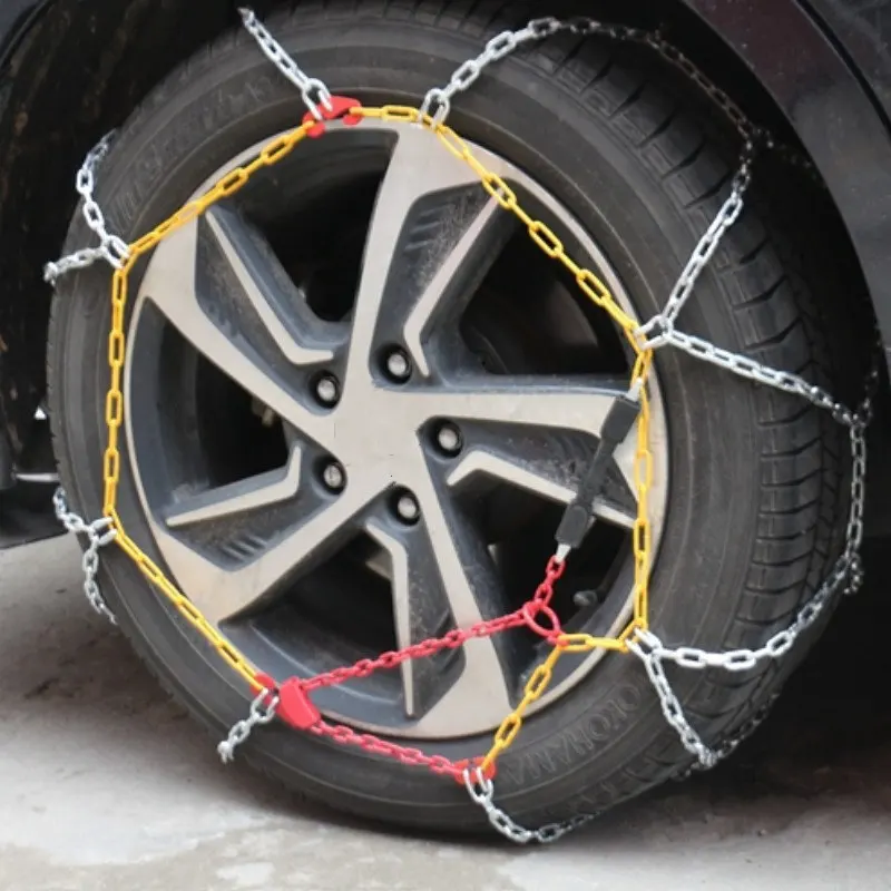 

Universal Strong Car Titanium Alloy Anti-skid Chain Snow Chain Simple Install No Skidding Safe Driving For 2 Wheels