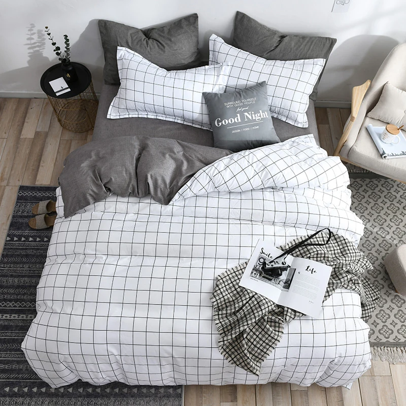 

Fashion Bedding Set Bedroom Cover Set red King Size Comforter Full Queen Size Comforter Black Bedding Sets for girl kids boy