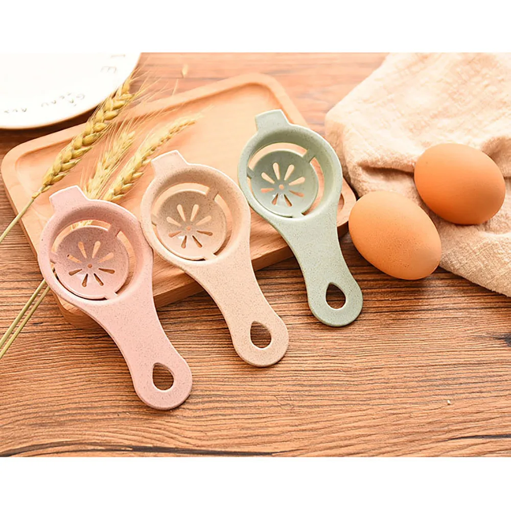 Экологичный инструмент для выпечки яйцо разделитель яйца отделитель желтка белый отдельный инструмент гаджет устройство для отделения пластиковый фильтр разделительное сито