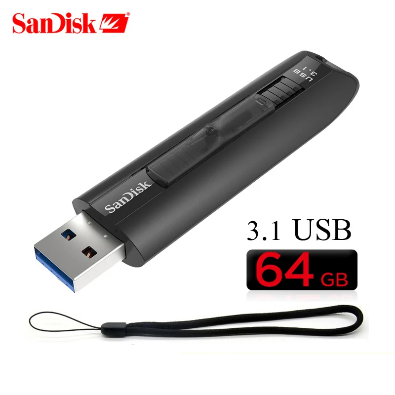

SanDisk CZ800 Extreme 3.1 USB Flash Drive128GB 64GB Pen Drives Pendrive Flash disk U Disk Write 150MB/s For TV/PC/Car Player
