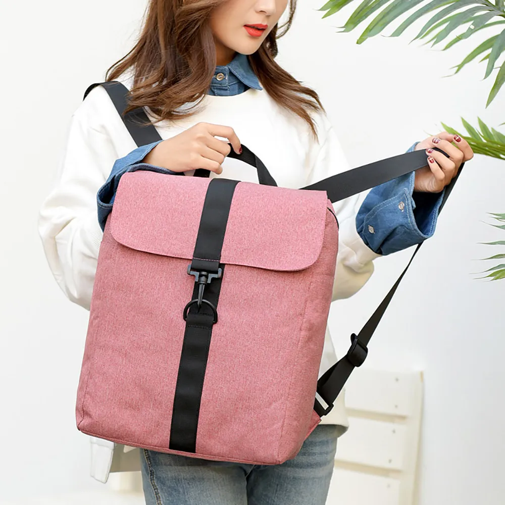 

Bags For Women Backpack Men 2019 Fashion Waterproof Casual Solid Sports Travel Back Pack Large Capacity School Bags mochilas