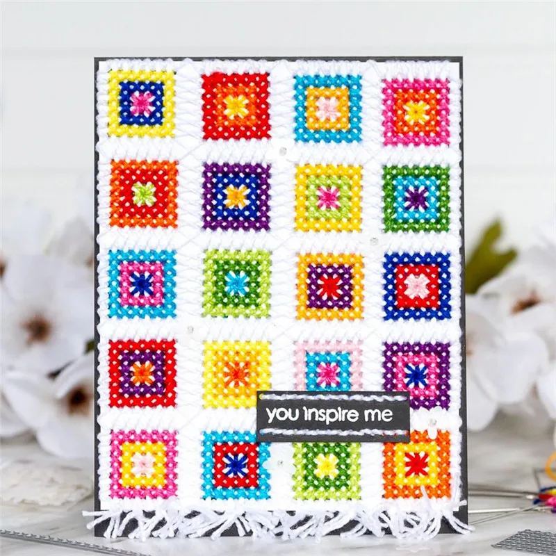 

Eastshape Square Border Metal Cutting Dies Frame for DIY Scrapbooking Card Album Embossing Crafts Die Cut New Craft Template