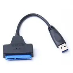 Универсальный SATA конвертер USB3.0 SATA Кабель-адаптер для 2,5 дюймов диск SSD жесткий диск ноутбука PC компьютер для Maxbook
