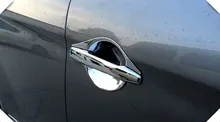 2012-2016 для Peugeot 4008 2 шт./компл. внутренняя заднего бампера протектор Подоконник отделка багажника автомобильные аксессуары