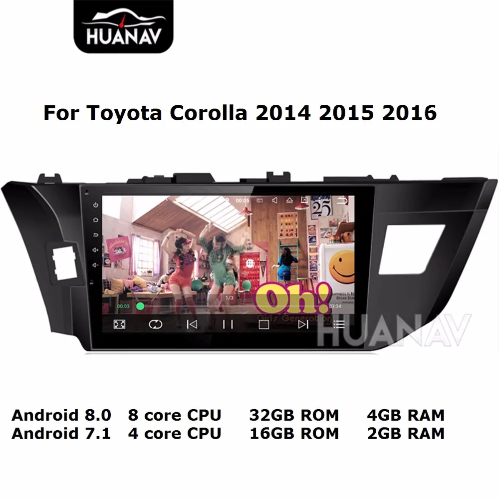 Sale Android8.0 4GB+32GB/Android7.1 2GB+16GB Car DVD player GPS navigation for Toyota Corolla 2014 2015 2016 GPS NAV auto Head Unit 0 Sale Android8.0 4GB+32GB/Android7.1 2GB+16GB Car DVD player GPS navigation for Toyota Corolla 2014 2015 2016 GPS NAV auto Head Unit 0