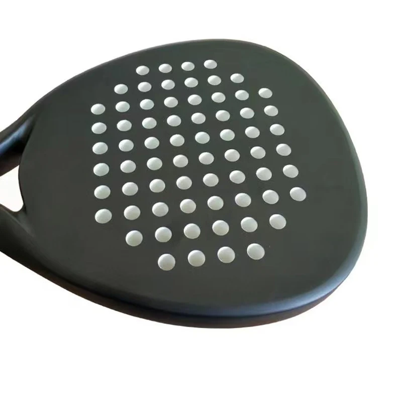 Carbon Fiber Beach Padel Tennis Racket Soft EVA Face Paddle Tennis Racquet Rackets with Paddle Bag Cover Heavy Tip Balance tennis racket,padel racket