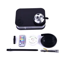 Арабский кальян набор лампы Портативный квадратный ящик акриловый высокого качества трубка для курения табак, трубка, кальян-фильтр мода кальян