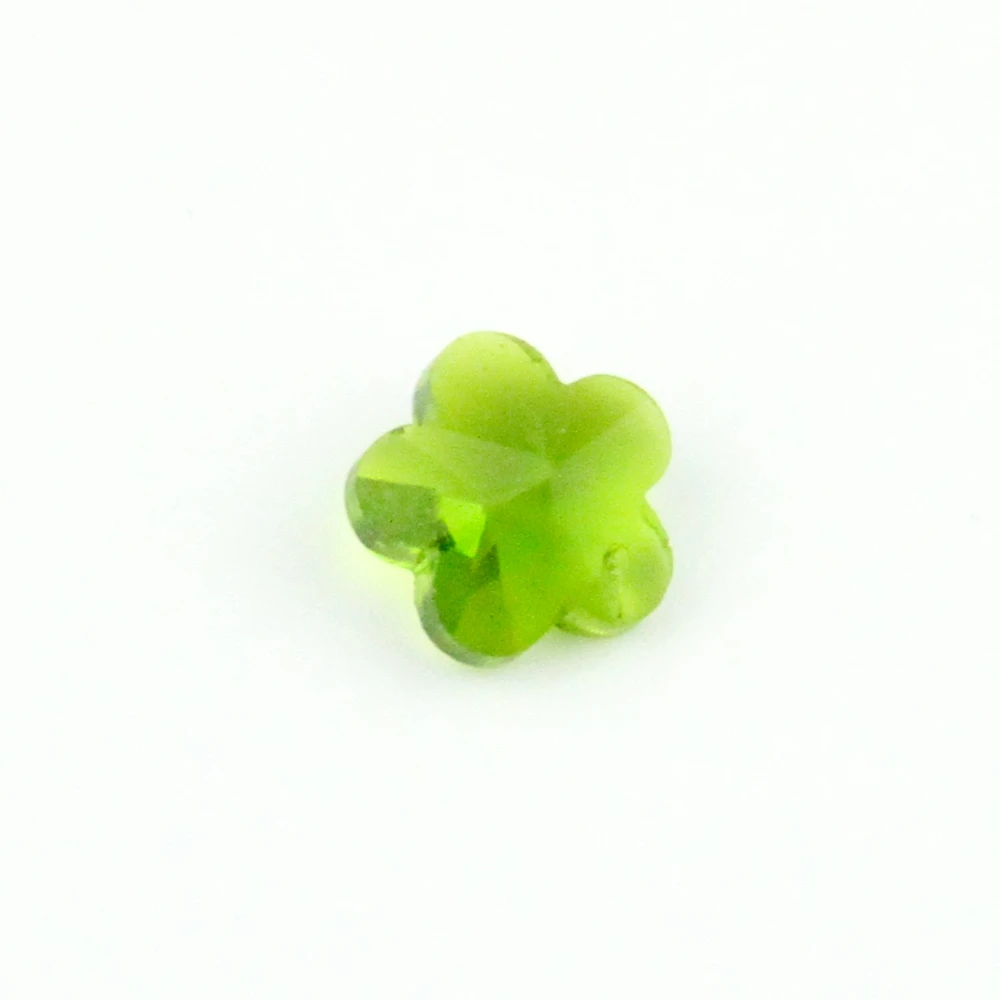 14mm 1000pcs Olive Crystal Green Plum Flower Glass Beads With One Hole For Hotel Decoration Wholesales | Освещение