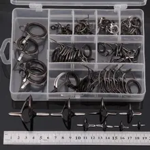 75 X винтажная овальная направляющая для удочки линейные кольца DIY части 8 размеров