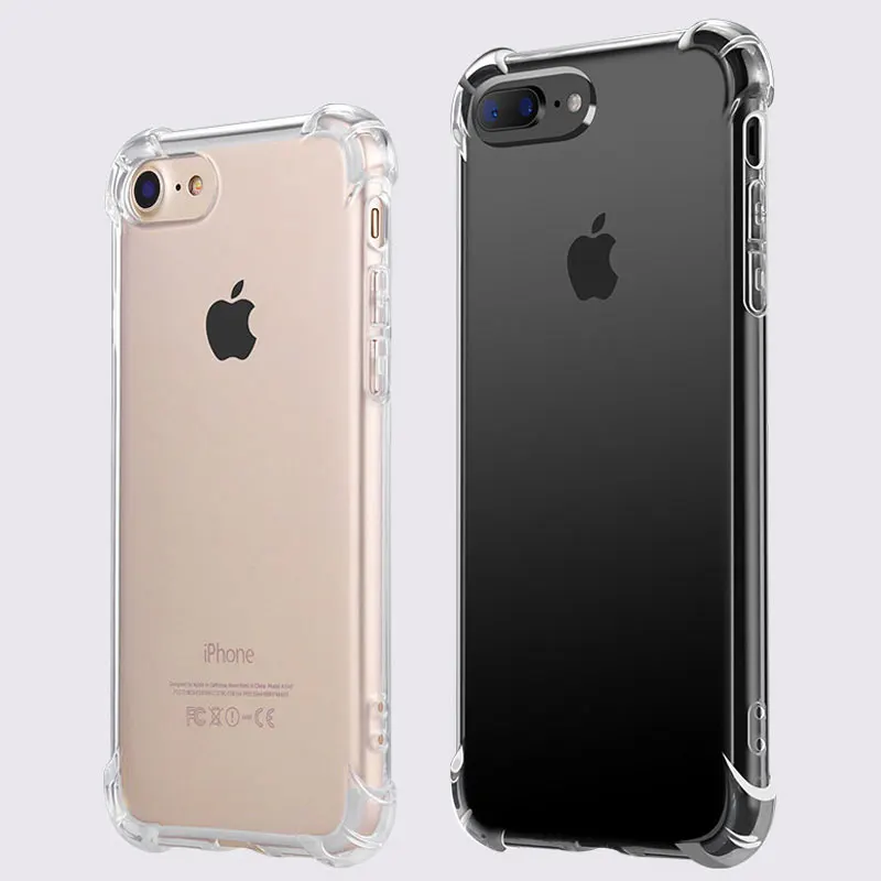 Clear Crystal Anti Knock case for iphone 6 6S plus newest
