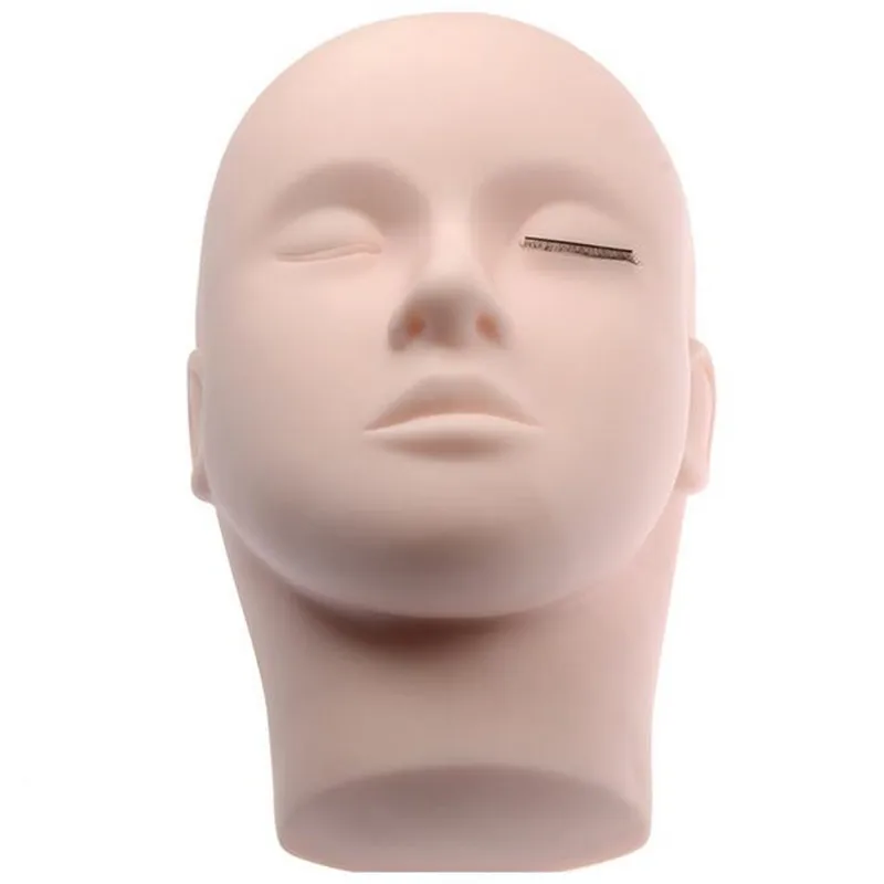 

1 Pc Makeup Training Professional Mannequin Flat Head for Eyelash Extention and Makeup Practice Lashes false eyelashes Train