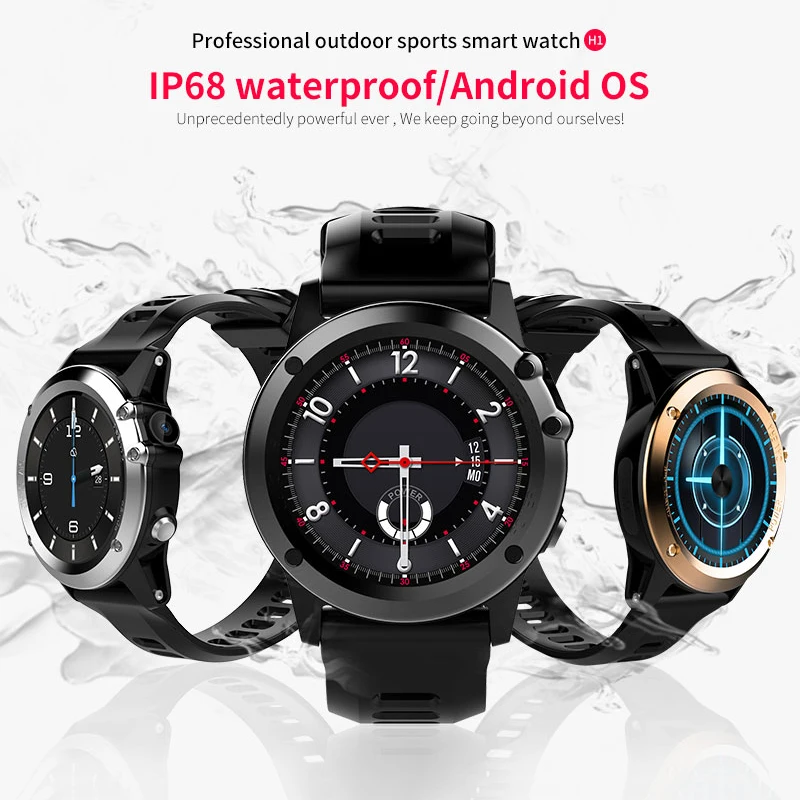 

Bluetooth WiFi Smart Watch Smartwatch with Camera IP68 Waterproof Support SIM Card 3G Call Compatible Android IOS